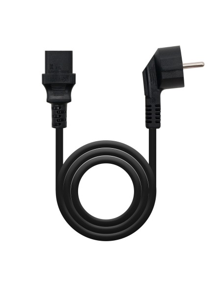 Cable alimentacion nanocable cpu - red 220v 1.5 m. corriente