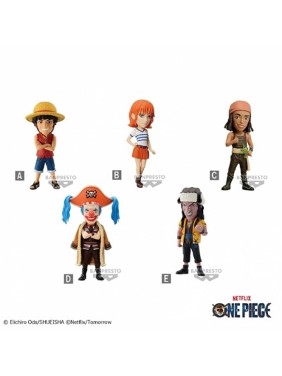 Figura banpresto one piece netflix world collectable vol.1 7cm