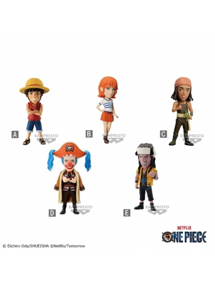 Figura banpresto one piece netflix world collectable vol.1 7cm Figura banpresto one piece netflix world collectable vol.1 7cm
