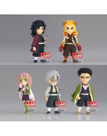 Figura banpresto world collectable demon slayer kimetsu no yaiba vol.5 surtido 7cm 1 unidad aleatoria