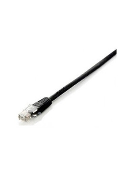 Cable red equip latiguillo rj45 u - utp cat6 1m negro