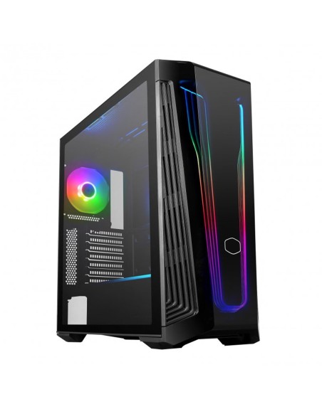 Caja ordenador gaming atx cooler master mb540 negra cristal templado - 1 x 120mm argb
