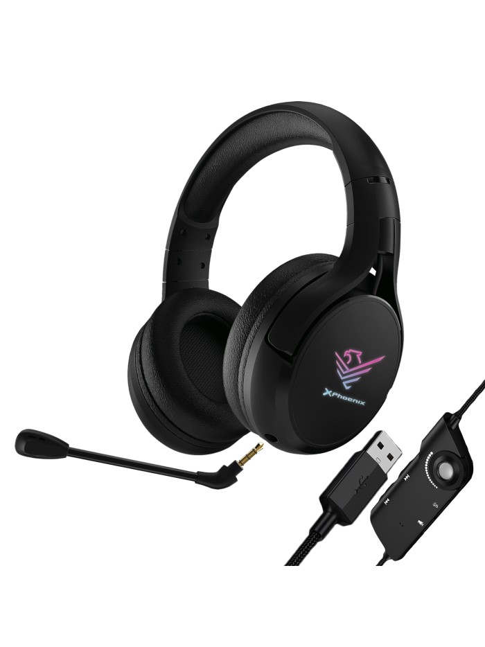 Auriculares gaming xspectrum rgb con cable Auriculares gaming xspectrum rgb con cable