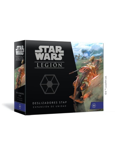 Juego de mesa star wars legion : deslizadores stap pegi 14