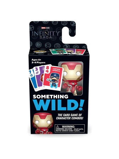 Juego de mesa funko something wild! marvel infinity saga iron man pegi 6 60495