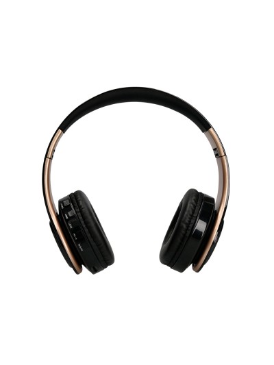 Auricular q-connect bluetooth diadema ajustable color negro