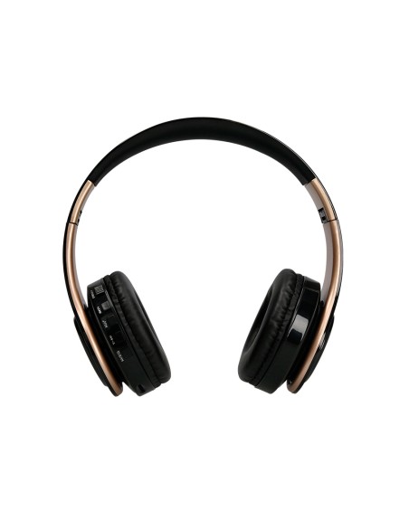 Auricular q-connect bluetooth diadema ajustable color negro