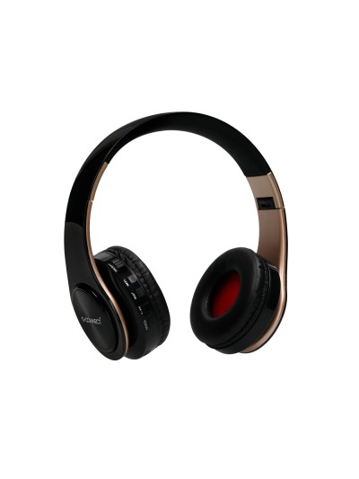 Auricular q-connect bluetooth diadema ajustable color negro