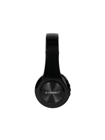 Auricular q-connect bluetooth diadema ajustable color negro