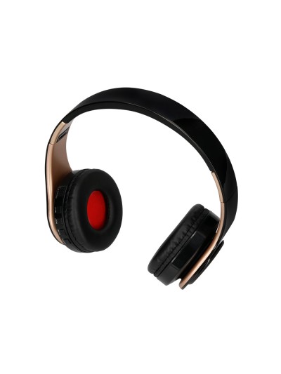 Auricular q-connect bluetooth diadema ajustable color negro
