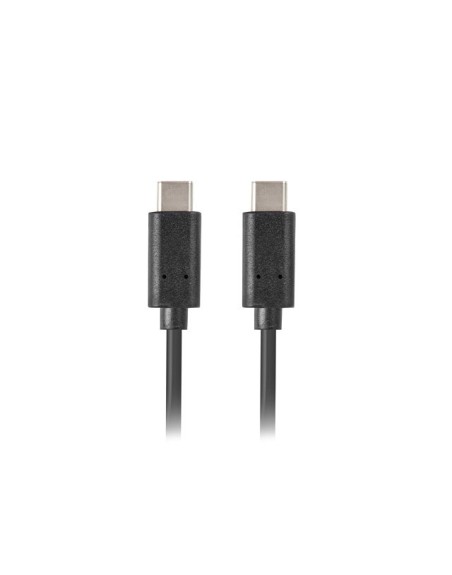 Cable 2.0 lanberg usb tipo c macho - usb tipo c macho 0.5m negro