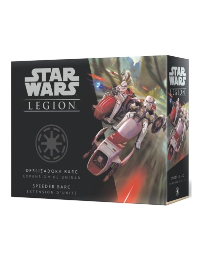 Juego de mesa star wars legión: deslizadora barc pegi 14