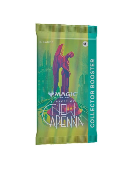 Juego de cartas sobre individual wizards of the coast magic the gathering streets of new capenna sobre coleccionista inglés