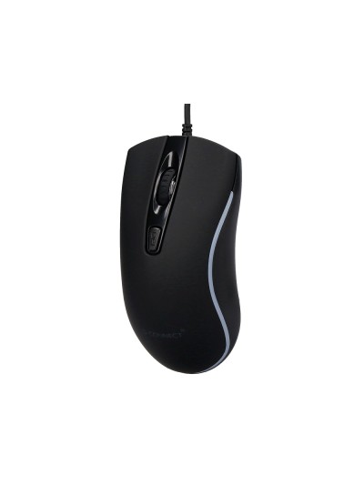 Raton q-connect gaming optico con cable 800/1200/1600 dpi 4 botones iluminacion led negro