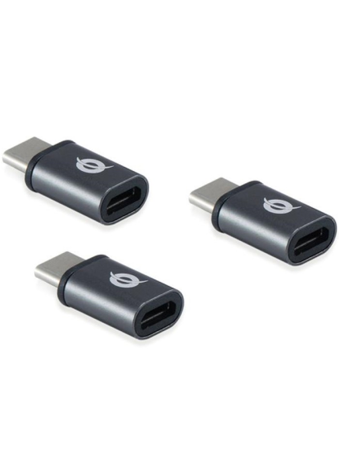 Kit adaptadores conceptronic usb tipo c 3.1 macho a micro usb hembra otg pack 3 unidades Kit adaptadores conceptronic usb tipo c 3.1 macho a micro usb hembra otg pack 3 unidades
