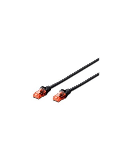 Cable red ewent latiguillo rj45 utp cat6 3m negro