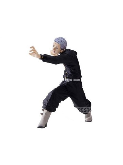 Figura banpresto tokyo revengers king of artist takashi mitsuya 16cm