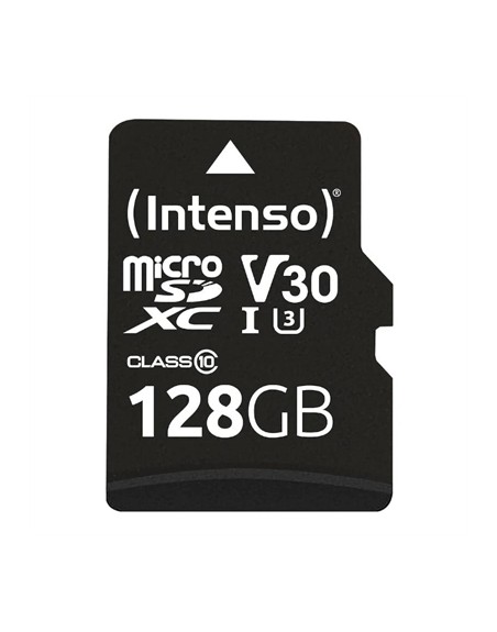 Tarjeta micro sd intenso 128gb profesional uhs - i cl10 + adaptador sd