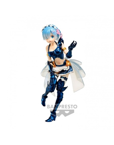 Figura banpresto re:zero chronicle exq - rem vol.4 maid armour ver.