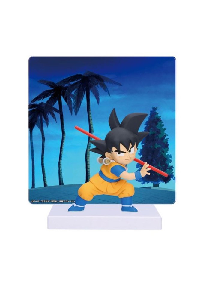 Figura banpresto dragon ball daima goku con panel 7cm Figura banpresto dragon ball daima goku con panel 7cm