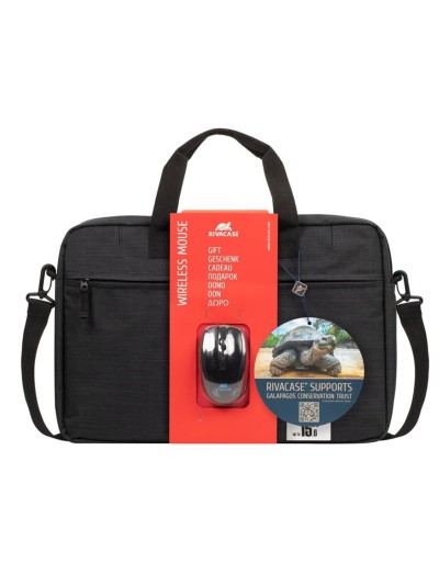 Maletin rivacase 8038 para portatil 15.6 pulgadas + mouse raton inalambrico