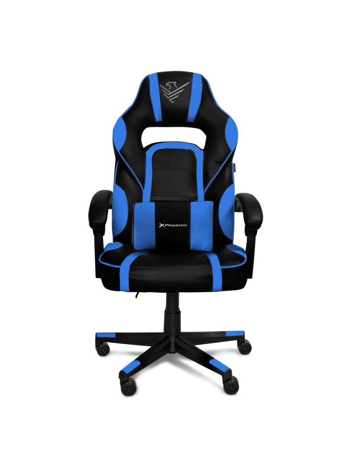 Silla gaming phoenix trophy cuero pu azul Silla gaming phoenix trophy cuero pu azul