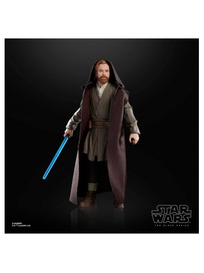 Figura hasbro star wars the black series obi - wan kenobi (jabiim)