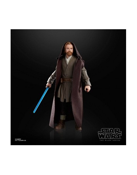 Figura hasbro star wars the black series obi - wan kenobi (jabiim)