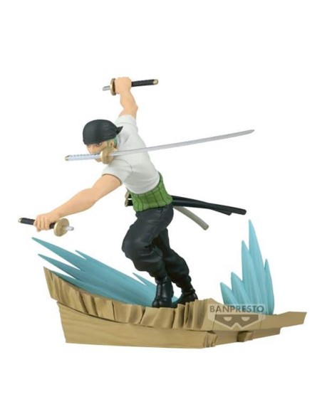 Figura banpresto one piece senkozekkei roronoa zoro 11cm