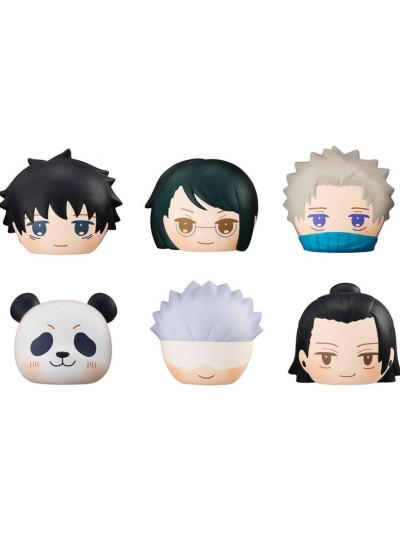 Pack 6 figuras antiestres megahouse jujutsu kaisen gekijouban fluffy squeeze bread box