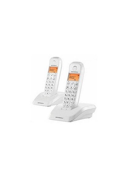Telefono motorola s1202 wireless inalambrico duo blanco