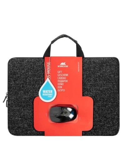 Maletin rivacase bundle 7916 para portatil 15.6 pulgadas + raton inalambrico