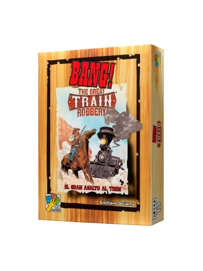 Juego de mesa bang! el gran asalto al tren