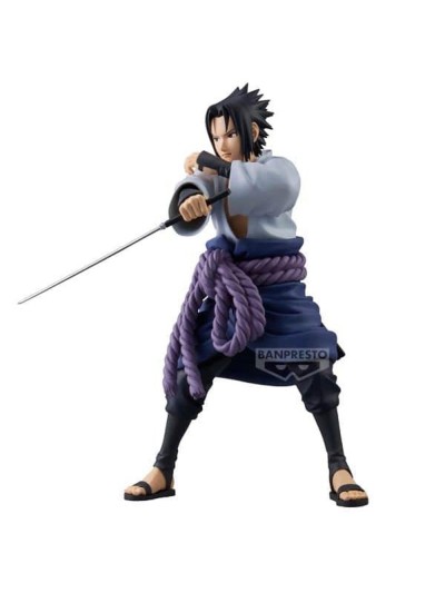 Figura banpresto naruto shippuden grandista sasuke uchiha 24cm