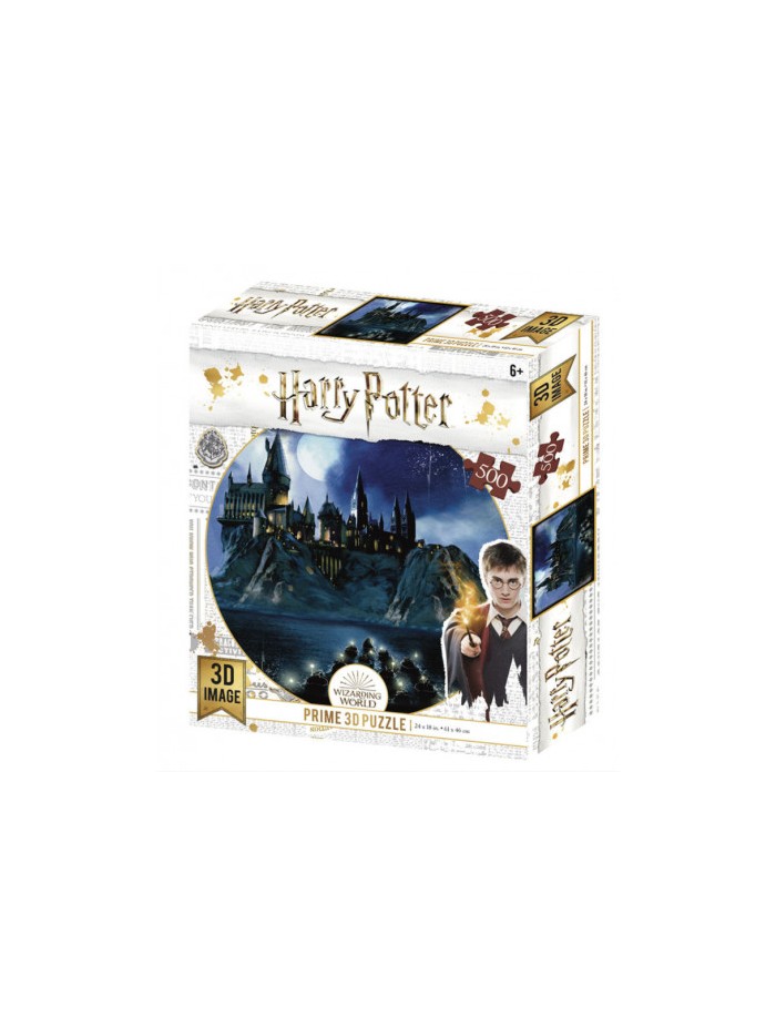 Puzzle 3d lenticular harry potter hogwarts 500 piezas Puzzle 3d lenticular harry potter hogwarts 500 piezas