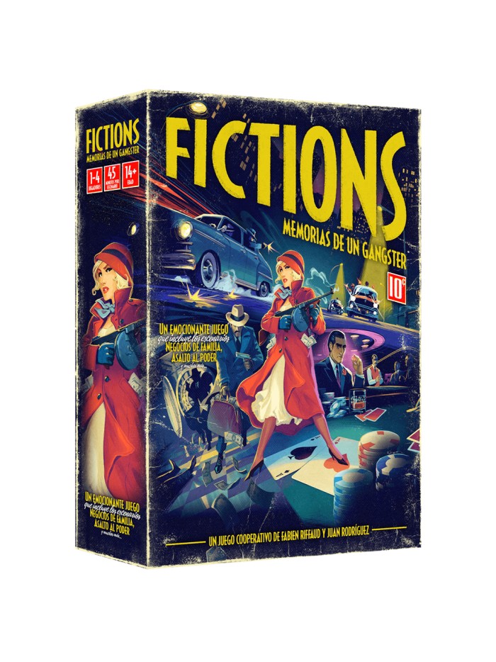 Juego de mesa fictions: memorias de un gangster Juego de mesa fictions: memorias de un gangster