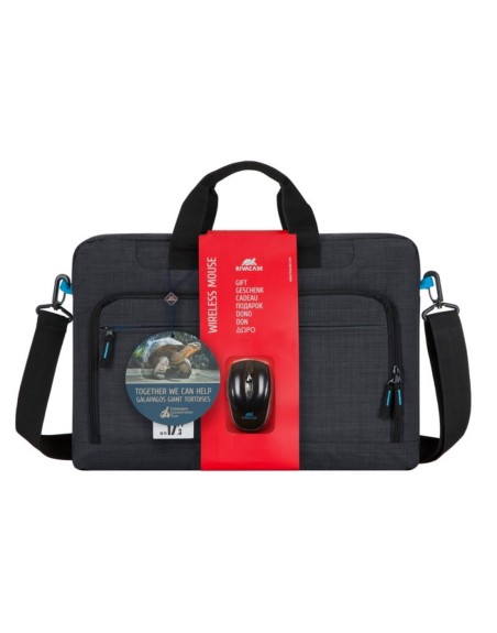 Maletin rivacase 8058 para portatil 17.3 pulgadas + mouse raton inalambrico