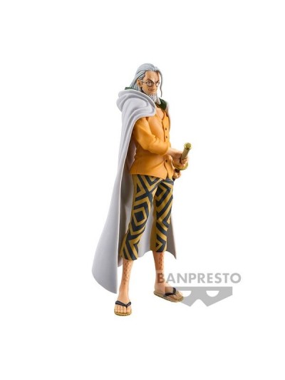 Figura banpresto one piece wanokuni dxf the grandline series silvers rayleigh 17cm