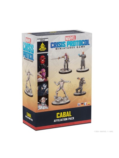 Juego de mesa marvel crisis protocol cabal affiliation pack edad recomendada 14 años