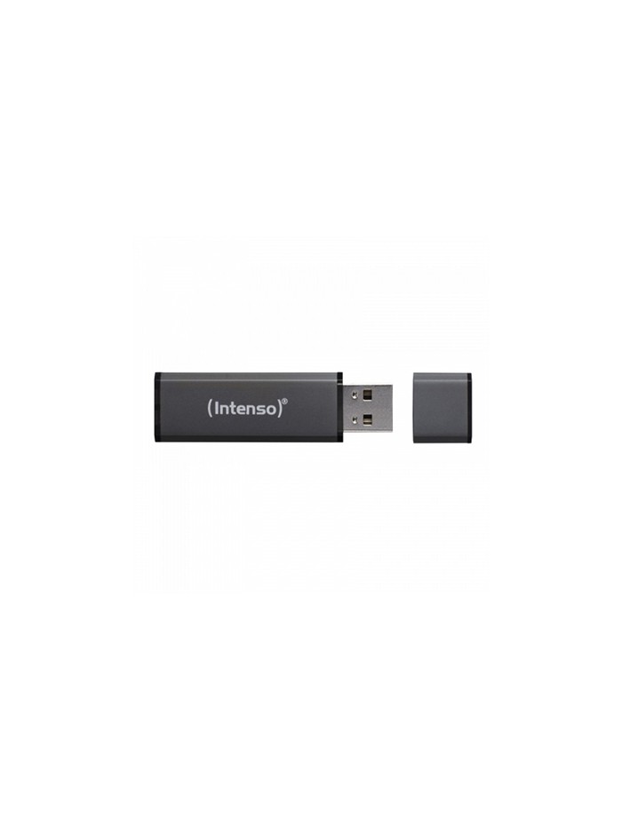Memoria usb 2.0 intenso alu line 16gb aluminio antracita Memoria usb 2.0 intenso alu line 16gb aluminio antracita