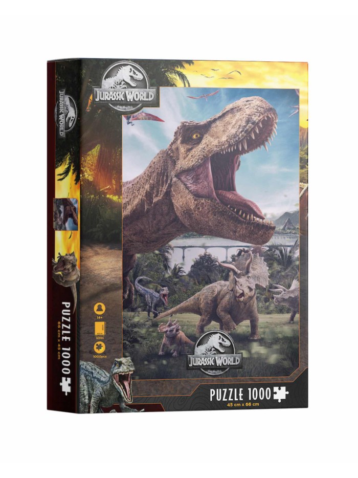 Puzle 1000 poster compo rex jurassic world Puzle 1000 poster compo rex jurassic world