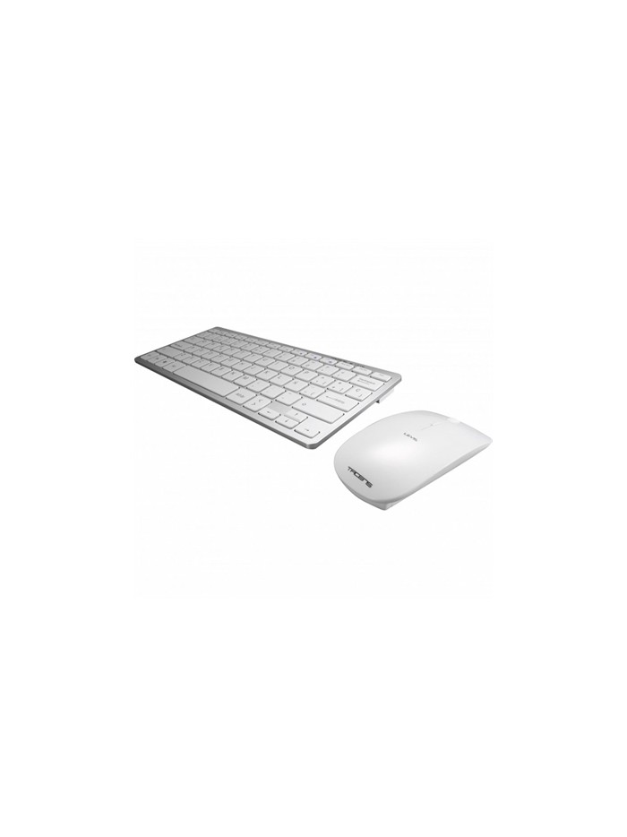Kit teclado + raton inalambrico tacens levis usb blanco 6leviscombov2