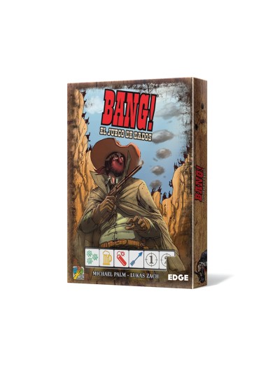 Juego de mesa asmodee bang el juego de dados pegi 8