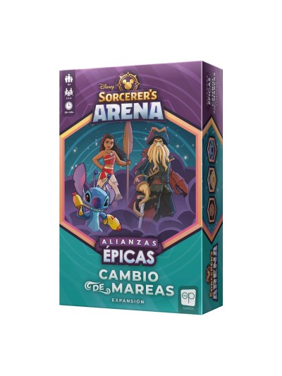 Juego de mesa disney sorcerer arena cambio de mareas expansion edad recomendada 13 años