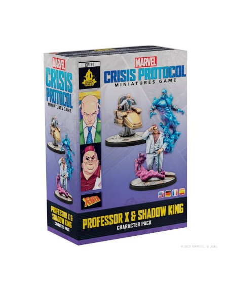 Juego de mesa marvel crisis protocol professor x & shadow king edad recomendada 14 años