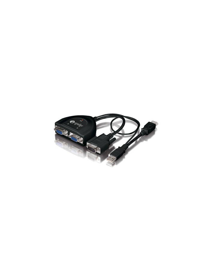 Splitter equip vga 2 puertos 450mhz alimentado por usb Splitter equip vga 2 puertos 450mhz alimentado por usb