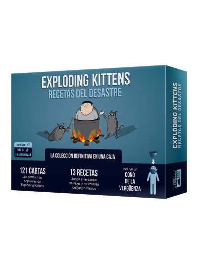 Juego de mesa exploding kittens recetas del desastre pegi 7