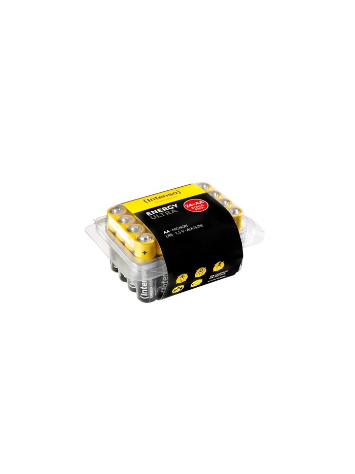 Pack de pilas alcalinas intenso energy ultra aa lr06 24 unidades Pack de pilas alcalinas intenso energy ultra aa lr06 24 unidades