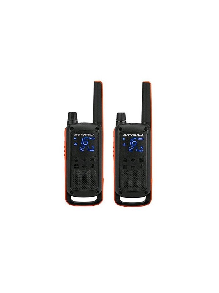 Walkie talkie motorola tlkr - t82 negro packs 2 pmr446 - 10km - 16 canales - clip cinturon Walkie talkie motorola tlkr - t82 negro packs 2 pmr446 - 10km - 16 canales - clip cinturon