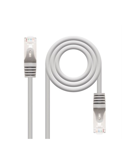 Latiguillo cable red ftp cat6 rj45 nanocable 3m gris